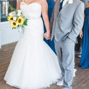 Casanova fit and flare Wedding dress